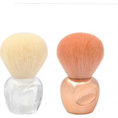 New Single Small Apple Loose Powder Brush Manual Blush Makeup Brush Fiber Hair Novice Beauty Makeup Tool