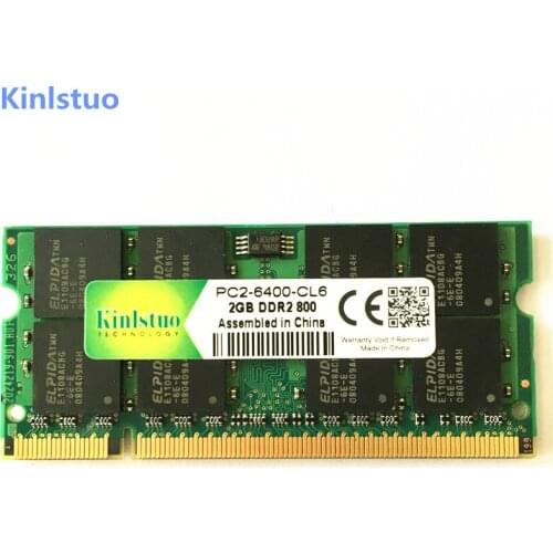 Kinlstuo DDR2 RAMS 2GB 800MHz PC2-6400 DDR2 800 2GB Laptop memory