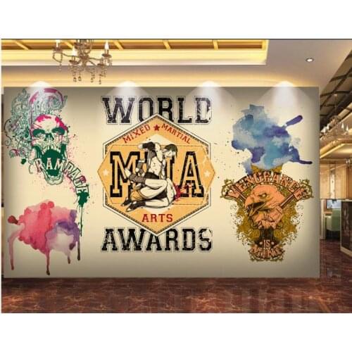 Custom mural photo wallpaper 3d Cool graffiti bar nightclub background home decor living room Wallpapers for walls in rolls