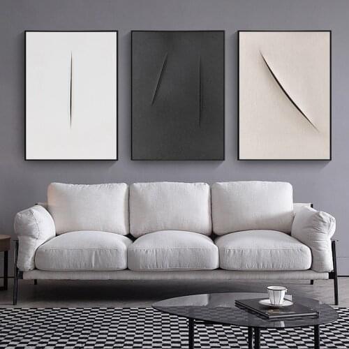 Knife Marks On Paper Picture Poster Canvas Print Painting Wall Art Living Room Home Decoration