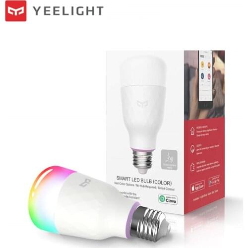Yeelight smart LED bulb lemon YLDP06YL E26/E27 colorful 800 lumens 8.5W Lemon Smart bulb Work with xiaomi mi home app