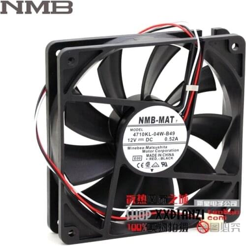 For NMB7 4710KL-04W-B49 12025 12CM 0.52A 12V wind capacity chassis fan