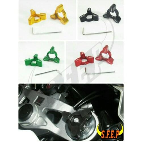 Motorcycle CNC Fork Preload Adjusters For Kawasaki NINJA 650R 09-10/ ER-6N 09-10/ KLR 650 09-10