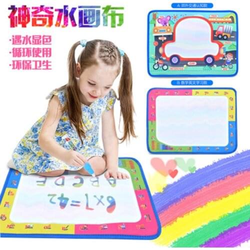 Magic Water Drawing add water with Painting Pen Early Education Drawing Painting Mat big size Non-toxic Drawing Board for Kids
