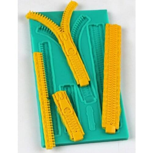 1pcs Patisserie reposteria gateau Zipper Silicone Soap Mould Sugar Fondant Cake Decor Tools Pastry Paste Cupcake Mold Bakery DIY