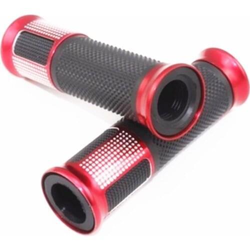 2x Universal Rubber 7/8" 22mm Hand Grips Handlebar Motorbike Scooter Offroad ATV