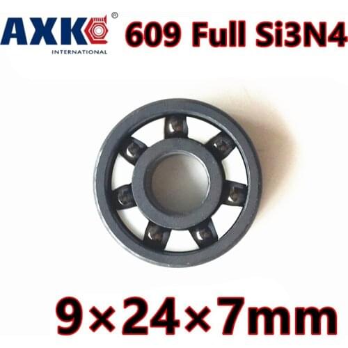 2019 Direct Selling Time-limited 609 Zro2 Ball Bearing 9*24*7mm Full Ceramic 609zz 2rs Si3n4 Steel Hybrid Bearings