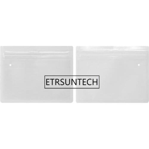 5000pcs/lot 11.5*9.5cm White Clear Micro USB Cable Zipper Plastic Packaging Poly PP Bag Retail Package Bags No logo bags