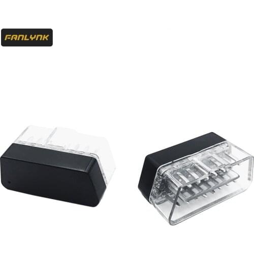 Fanlynk Micro OBD2 Bluetooth 4.0/5.0 Car Code Reader Smallest 4*1.7*2.1CM Auto Diagnostic Scanner Tool Support Android iOS Apps