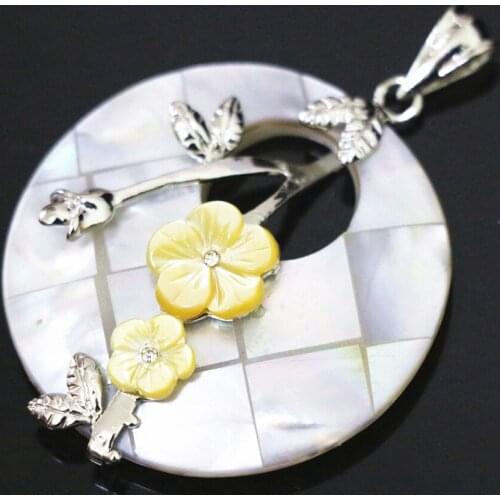 New fashion 9 style natural multicolor abalone shell charms pendant silver-color accessories diy chain jewelry findings B1117