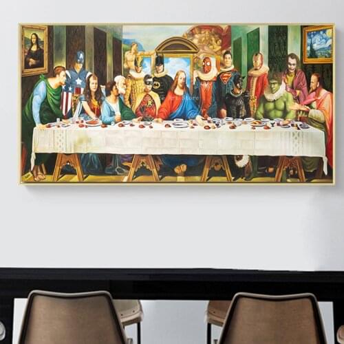 Superhero Marvel Avengers Canvas Painting Fight Posters and Prints Wall Art Prints Wall Art Picture for Kids Bedroom Home Decor