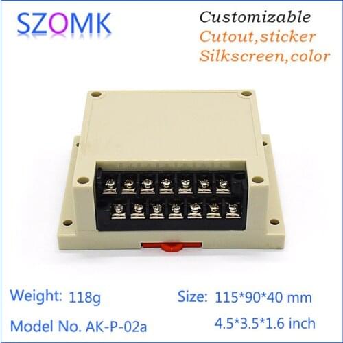 Terminal block plastic electrical junction box (4 pcs) 115*90*40mm electronics project box project case electronics enclosure