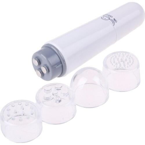 4 Head Electric Eye Massager Mini Portable Facial Massage Device Pen Facials Great Vibration Lift Face Massage Stick