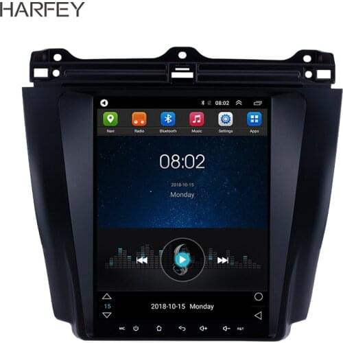 Harfey Navi GPS 9.7" 4G LTE Radio for 2003-2006 2007 Honda Accord 7 Multimedia Player Android 9.1 support Backup camera USB SWC