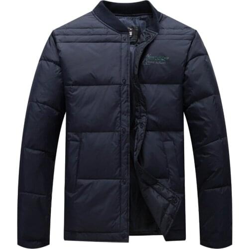 2019 New White Duck Down Mens Winter Jacket Parkas for Men Casual Outerwear Snow Warm Male Autumn Zipper Overcoat