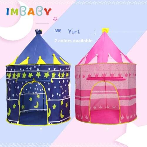 IMBABY Portable Childrens Tent Toy Ball Pool Play Tent Baby Ball Pool Castle Play House Baby Beach Tent kids indoor tents