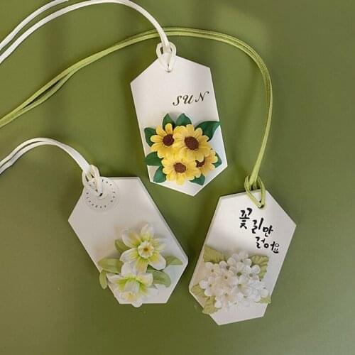 Sunflowers/Daffodils/Lilacs Listing Tag Epoxy Resin Mold Handmade Flower Aromatherapy Plaster Candle Silicone Mould DIY