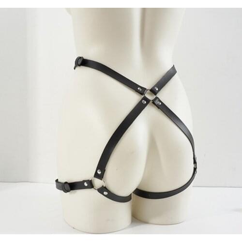 Harness For Women Garter Belt Harness Belts Stockings Erotic Underwear Sexy Lingerie Bondage Leather Leg Strap Lady Suspender