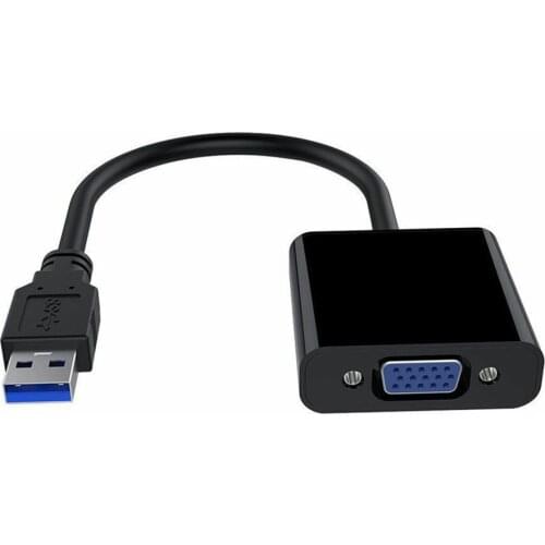 Premium USB 2.0/3.0 To VGA Multi-Display Adapter Converter External Video Graphic Card Portable USB To VGA Converter
