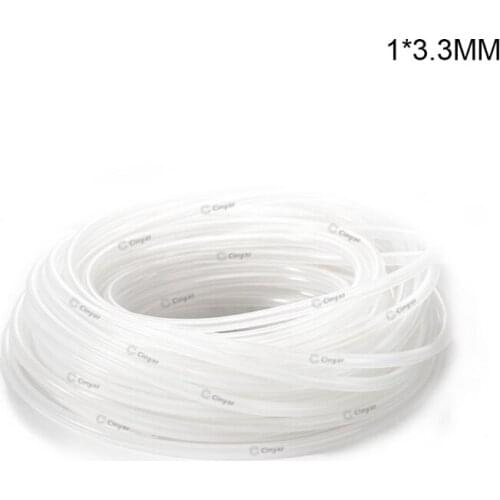 1m/39.4in Food Grade Clear Translucent Silicone Tube Soft and Safe Rubber Tube Submersible Pump Milk Beer Aquarium Hose