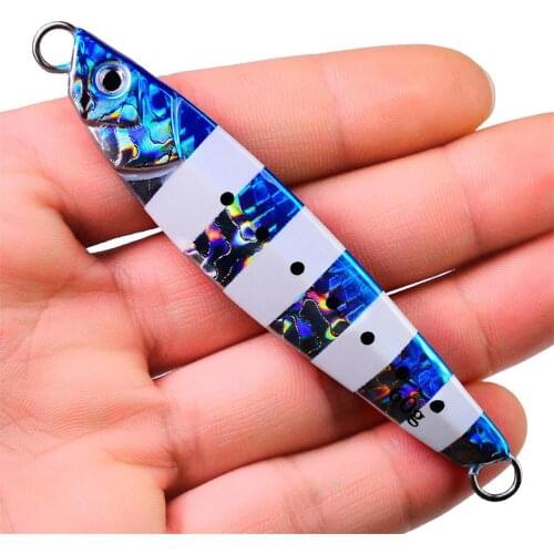 Fishing Lure Luminous Lead Simulation Sinking Lure Bait with Iron Plate Material: lead products Weight: about 60g