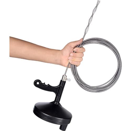 Drain Cleaner Sewer Toilet Dredger Household Pipe Hair Clogging Cleaning Tool Remover Through Plunger Sink Home Kitchen Bathroom