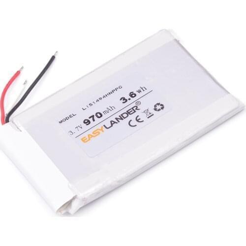 Replacement LIS1494HNPPC 3.7V 970mAh Rechargeable Battery For sony MP3 NWZ-F800 F805 F806 NWZ-A15 LIS1494 MDR-HW700DS