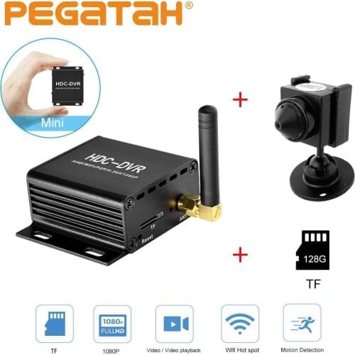 Video Recorder Mini Wifi DVR Analog Camera DVR Record Real time video Records Motion Detection AHD/TVI/CVI 1080P Camera CCTV Kit