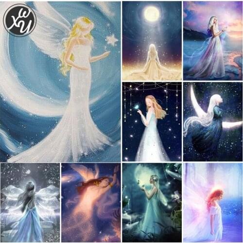 WEIWEI Portrait Square New Arrival Diamond Embroidery Princess Pictures of Rhinestones 5D Diy Diamond Setting Home Family Decor