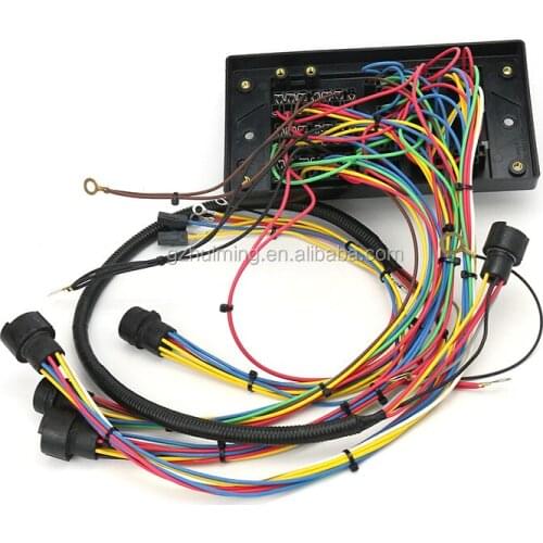 Excavator wire harness of E320 e320a pure copper fuse assembly for 267-7657