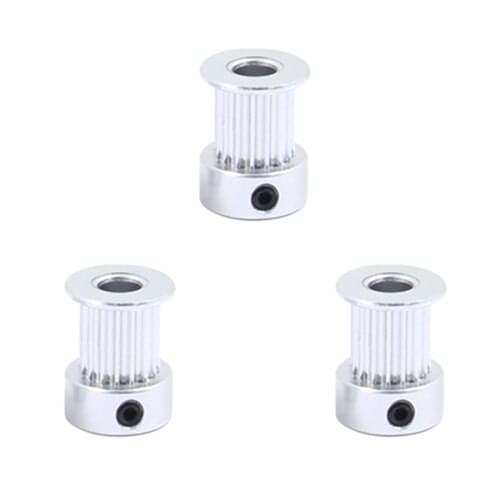 10Pcs Aluminum GT2 10mm Width 16 Tooth Teeth 2GT Timing Drive Pulley Pully Wheels Gear For 3D Printer Bore=5mm
