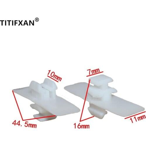 20PCS Auto door protection clamp bottom edge skirt trim interior panel clip for Mercedes-Benz wheel frame arch plastic fastener