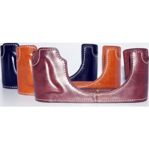 Pu Leather Case Bottom Version Protective Half Body Cover Base For Leica M10 M10-P M Typ 240 107mini M Digital Camera bag