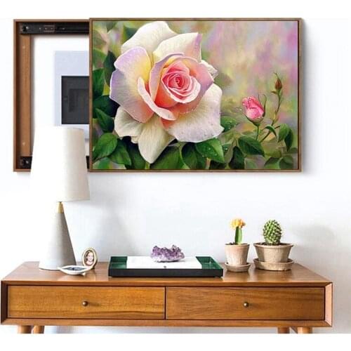 Flower,Diamond painting,Full,Diamond Embroidery,Round/Square,Colorful,Needlework,Mosaic,Crafts,Christmas Gift,Home Decor,Art