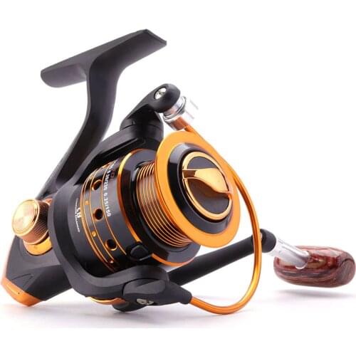 DORISEA Spinning Fishing Reel 12+1 BB Bearing Balls AX BX 500-9000 Series Metal Coil Spinning Reel Boat Rock Fishing Wheel