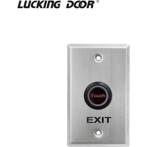 Stainless Steel Door Bell Switch Infrared Touch Panel For Access Control Electric Lock Door Exit Push release Button