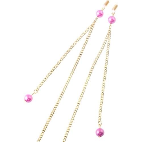 JGL0056 2020 latest design purple beads gold glasses rope lanyard accessories glasses chain Europe charm lady fashion jewelry