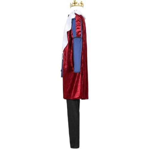 Halloween European Royal Retro Court Costume Christmas Party Masquerade British Aristocratic Queen And King Costume