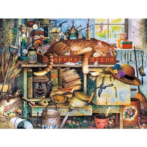 14/16/18/27/28 Embroidery Counted Cross Stitch Kits Needlework - Crafts DMC Color DIY Arts Handmade Decor -CAT family 7