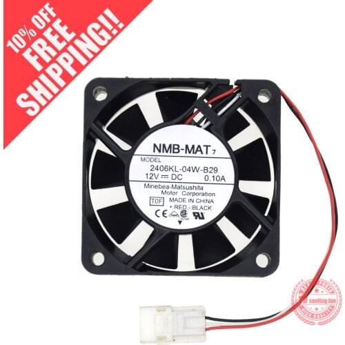 NEW NMB-MAT Minebea 2406KL-04W-B29 6015 12V 0.10A Projector cooling fan