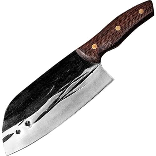 Chef Knife Cleaver Chopper Slicing Cooking Tools Handmade Kitchen Knives Traditional Chinese Style Pro Sharp Slaughter Knife NEW