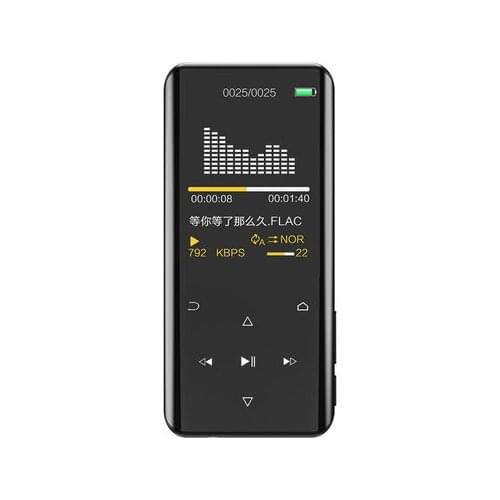Full screen touch Original RUIZU Sport Bluetooth MP3 Player 8gb with 2.4 in screen Support FM,Recording,E-Book,Clock,Pedometer