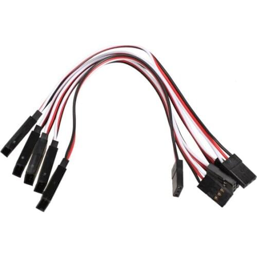 5PCS RC Servo Extension Cord Cable Wire Lead 5X 150mm Wire Lead For Helicopter Drone RC Car Accessories RC Parts High Quality