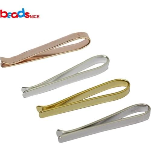 Beadsnice Pure 925 Sterling Silver Tie Clip Blank Personalized Mens Tie Bar Jewelry Making Wedding Gift ID36515