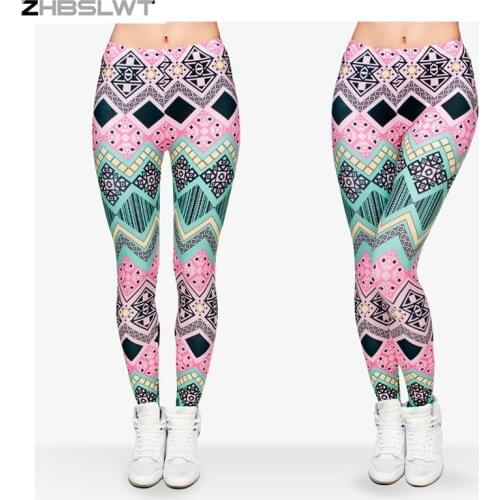 ZHBSLWT Hot Sale New Arrival 3D Printed Fashion Women Leggings Space Galaxy Leggins