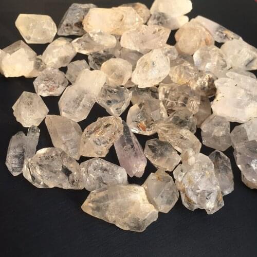 10pcs rare rough natural clear quartz point monocrystal raw gem reiki healing crystals chakra energy stone wicca divination