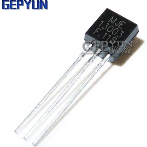 100PCS MJE13003 13003 TO-92 TO92 E13003 triode transistor Gepyun