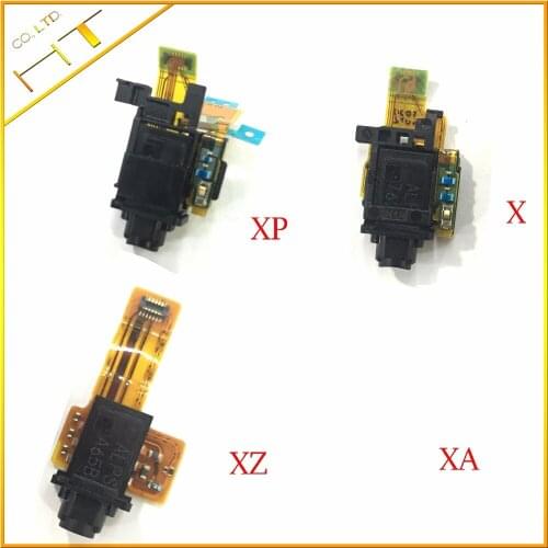 10x Original for Sony Xperia X /X Performance/ XA / XZ Premium Audio Earphone Jack Model Flex Cable Headphone Jack Earpiece flex