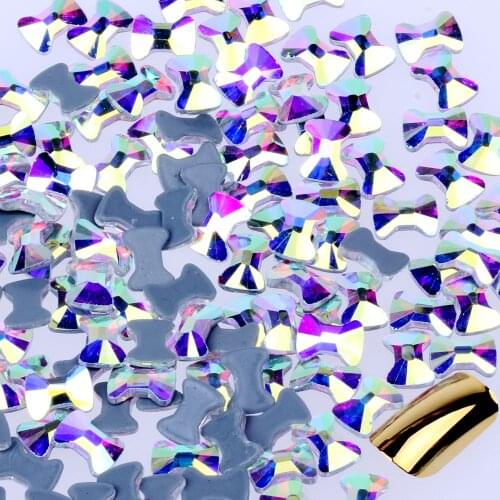 19 Different Shapes and Size 144pcs Crystal AB Hotfix Flatback Glass Rhinestones For Nail Art DIY Jewelry Garments Decorations