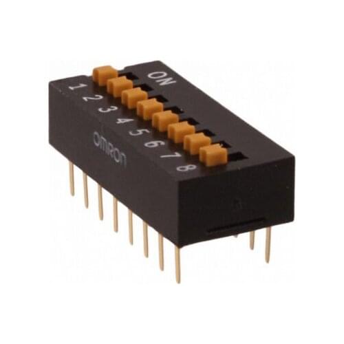 A6E-8104-N DIP16 SWITCH SLIDE DIP SPST 25MA 24V new and original 1pcs/lot